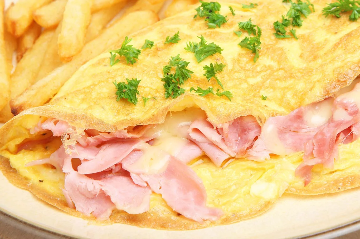 Omelette Jamón Queso